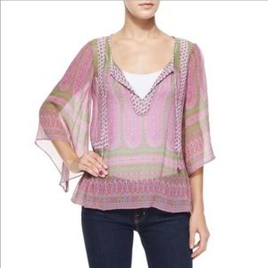 Calypso St. Barth beautiful pink top.  Size S.